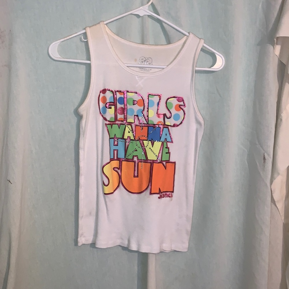 justice girls just wanna have sun tank